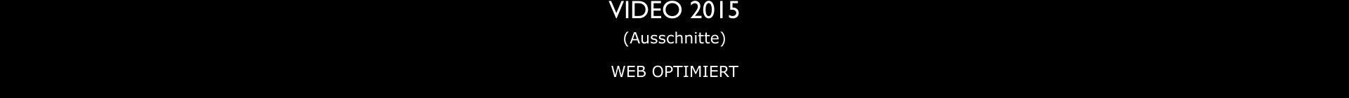 VIDEO 2015 